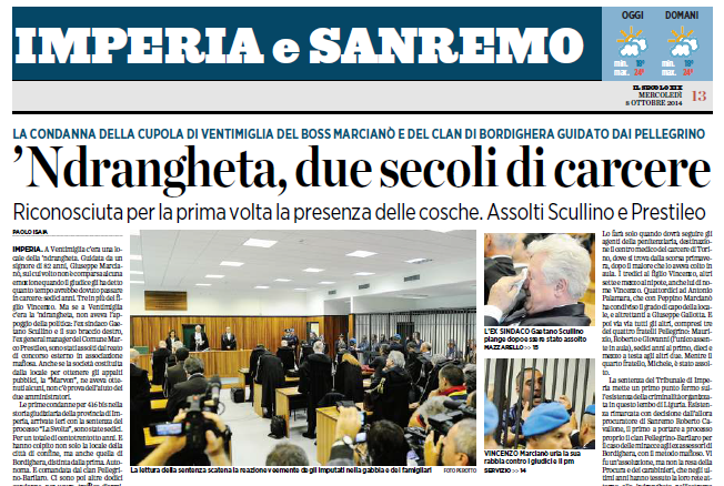 Processo “La Svolta”: la sentenza