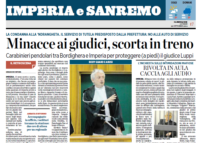 Processo “La Svolta”: minacce ai giudici